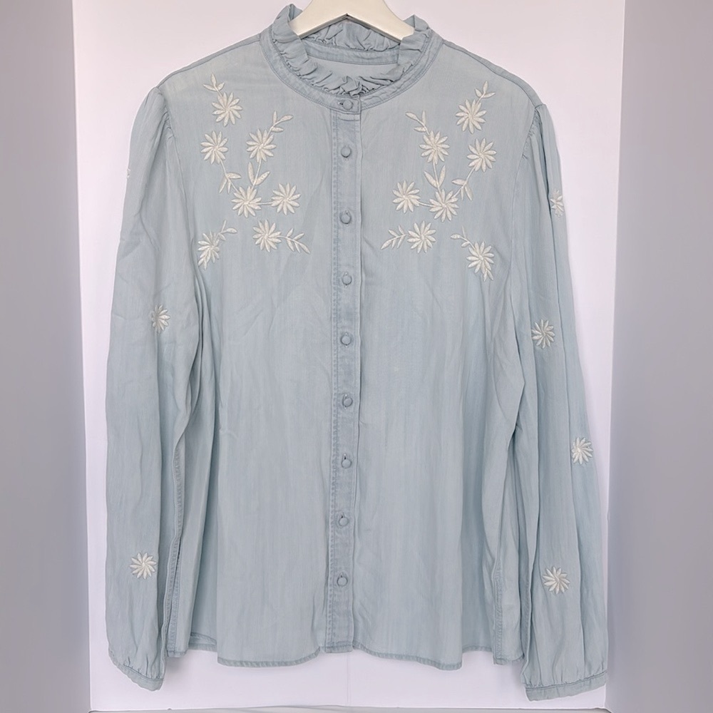 TheShirt by Rochelle Behrene Light Blue for women size L